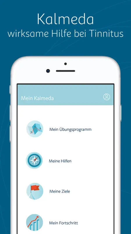 Kalmeda Tinnitus-App screenshot 1 of 5