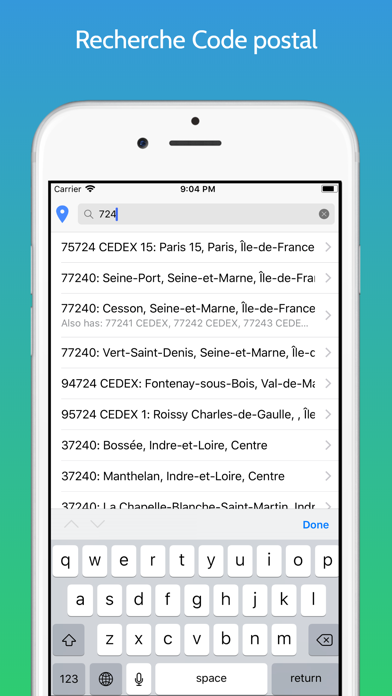 Screenshot #3 pour Code postal France