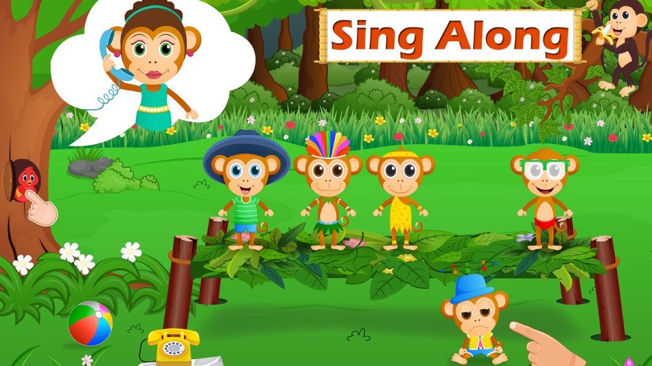 Five Little Monkeys Jumping - 1.3 - (iOS)