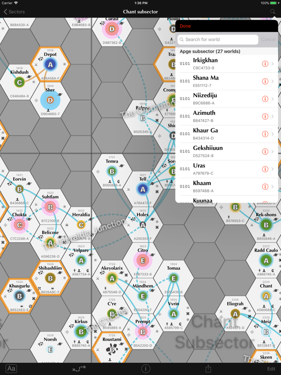Screenshot #4 pour Sector - SciFi RPG map tool