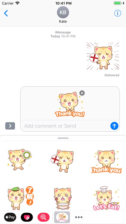 Manx Kitty Cool Stickers