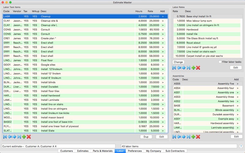 Screenshot #3 pour Estimate Master