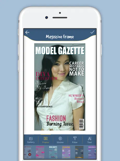 Magazine Cover Frame Studio