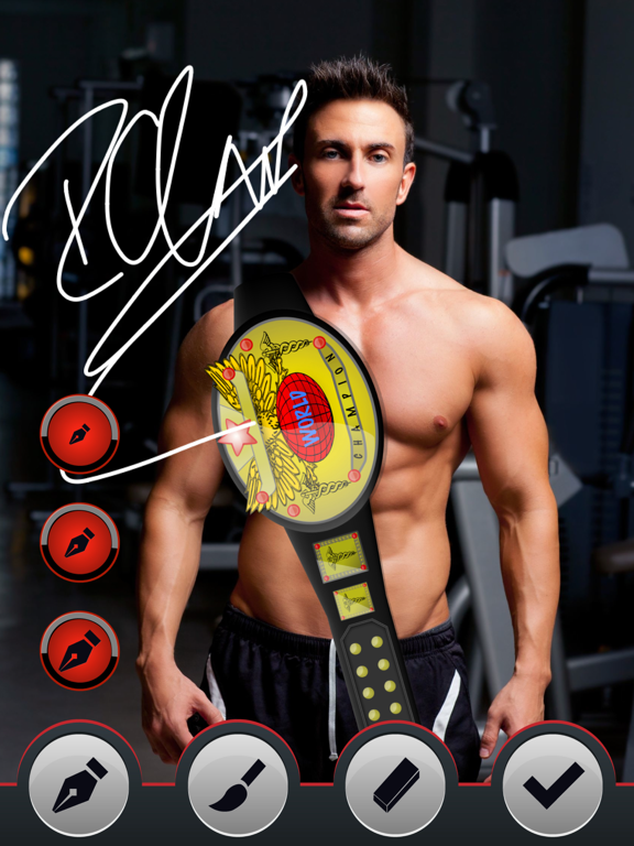 Wrestling Belt Creator iPad screenshot 5 - Entertainment app
