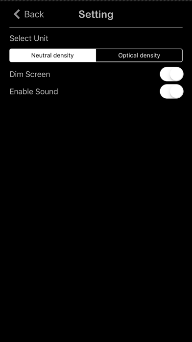 Neutral Density Calculator screenshot 3