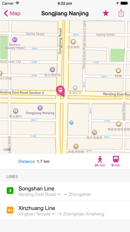 #2. Taipei Rail Map Lite (iOS) By: Urban-Map
