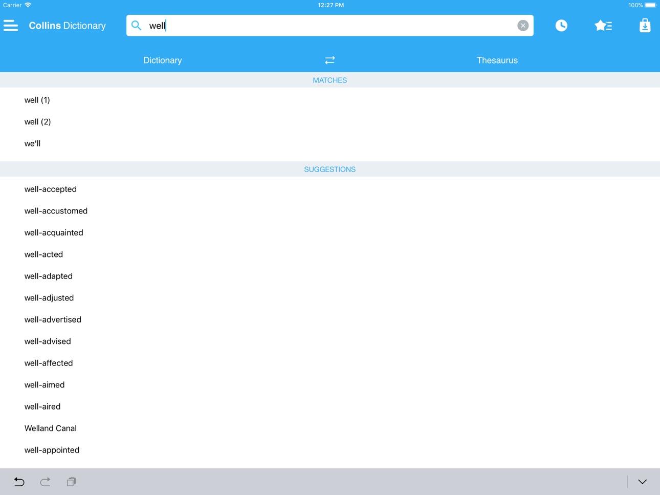 Screenshot 7 of Collins Dictionary & Thesaurus