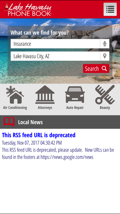 App screenshot