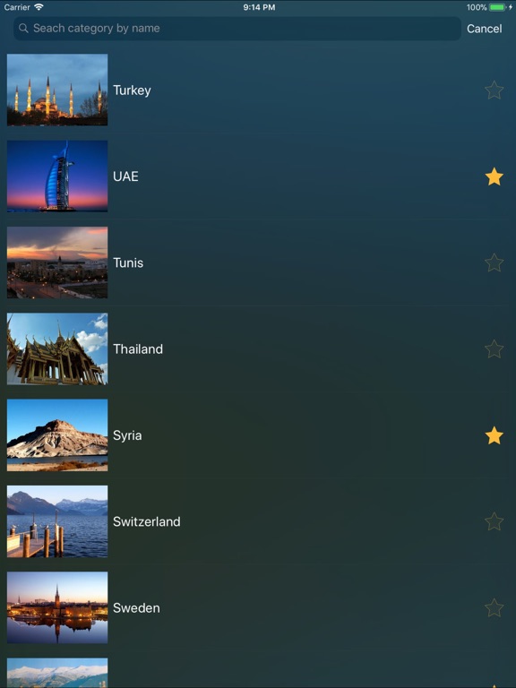 World Scenic iPad screenshot 5 - Photo & Video app
