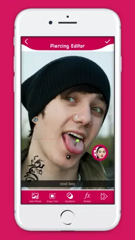 Game screenshot Piercing Photo Editor - Booth hack