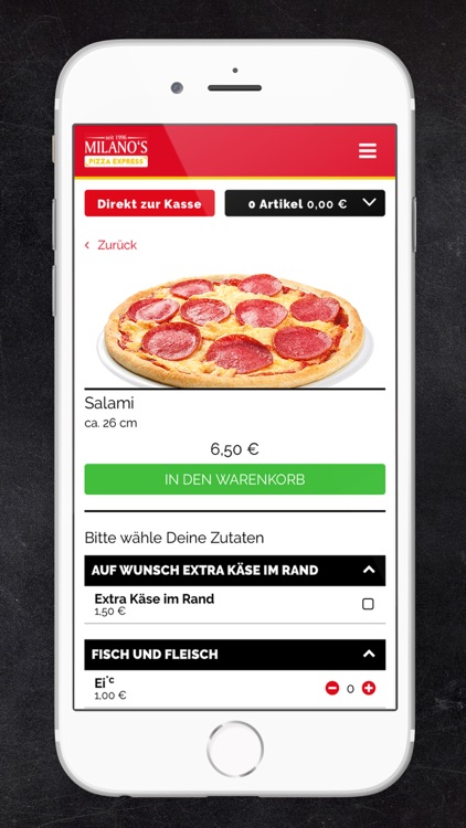Milanos Pizza Express screenshot-4
