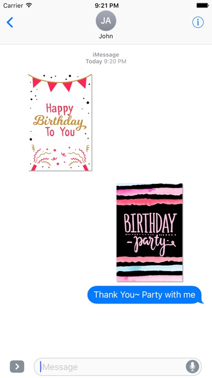 Birthday Card - All about Birthday Wishes Stickers screenshot-4