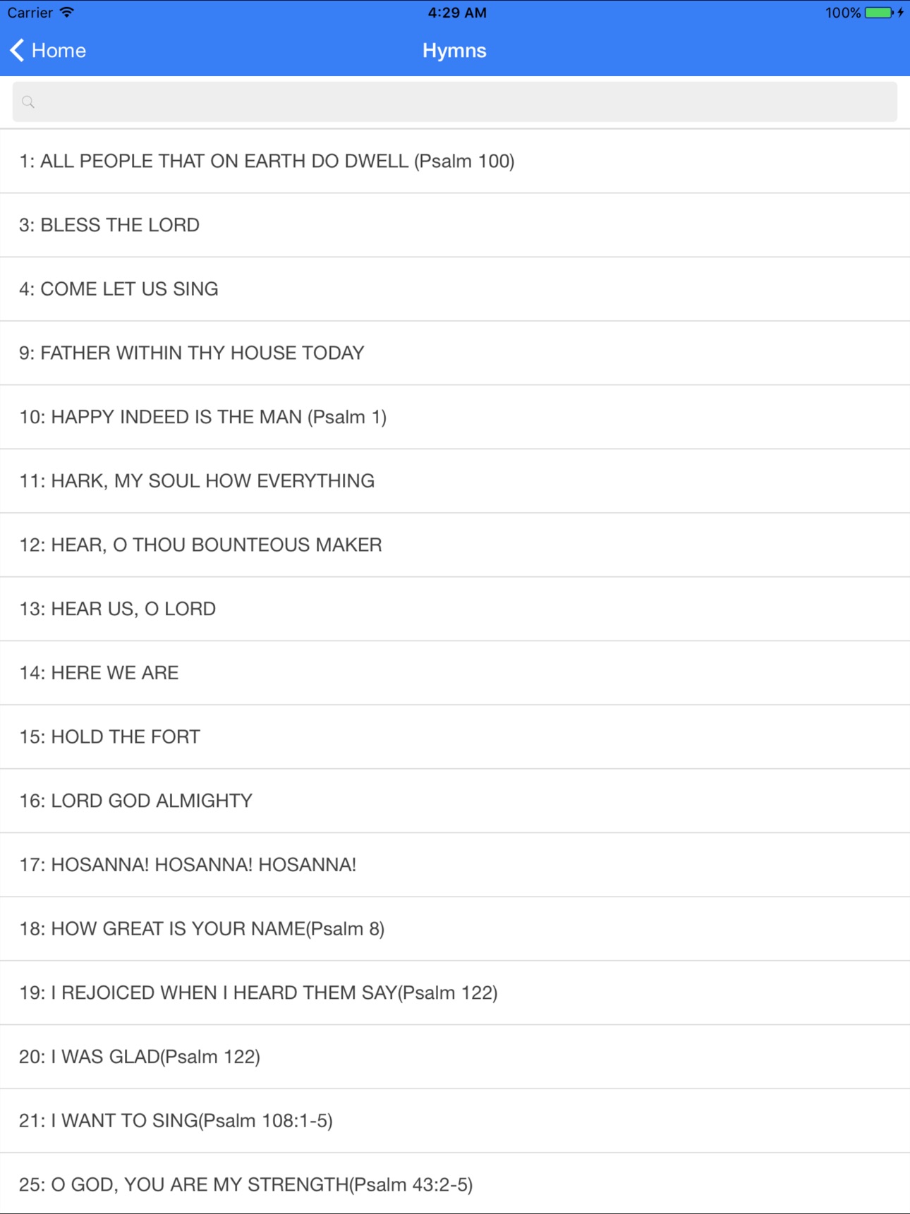 Screenshot 6 of The Catholic Hymnal