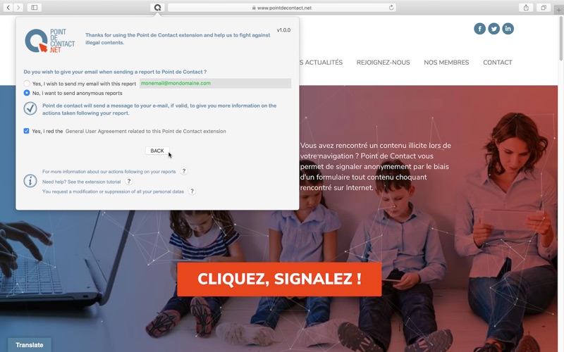 Point De Contact Screenshot 2 - AppWisp.com