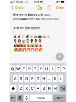 Everyone Emoji Keyboard iPad image 3