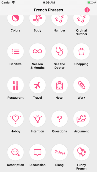 Learn french phrases screenshot 2