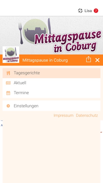 Mittagspause in Coburg