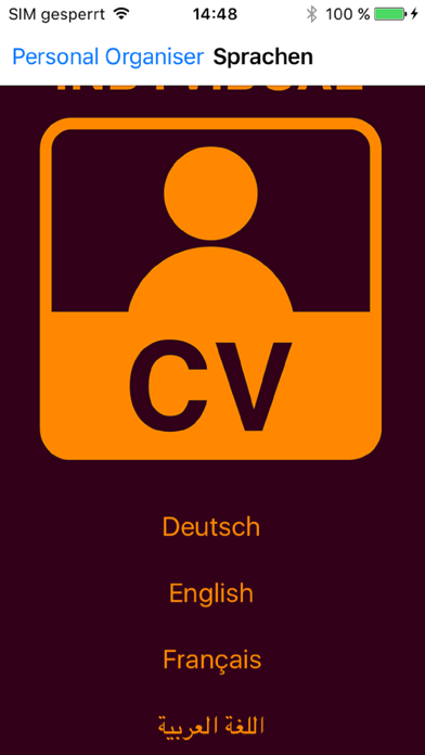 Screenshot #1 pour Indyvidual CV