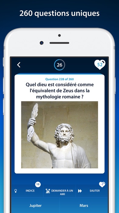 Screenshot #2 pour Jeux de Quiz Mythologie