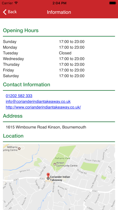 Screenshot #3 pour Coriander Indian Takeaway