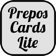 Prepositions Cards Lite app icon - Education app for iPhone