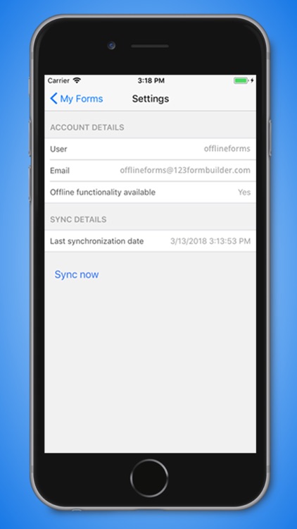 123FormBuilder Offline Forms