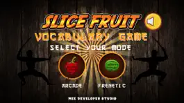Game screenshot Fruit Vocabulary Ninja Puzzle mod apk