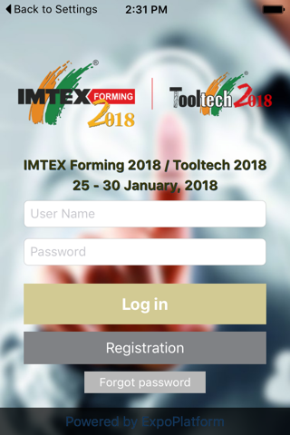 IMTEX Forming - Tooltech 2018 screenshot 2