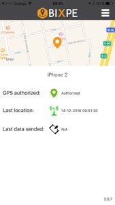 Bixpe GPS Tracking screenshot #5 for iPhone