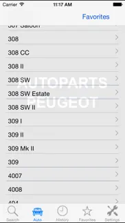 autoparts for peugeot iphone screenshot 4