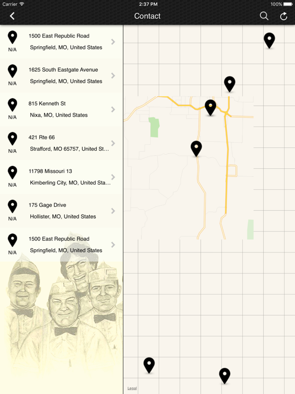 Harter House iPad screenshot