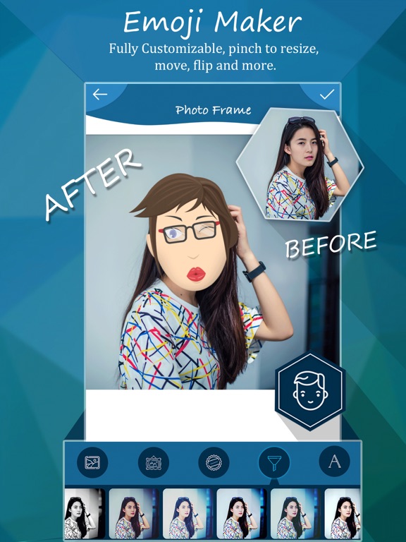Emoji Maker : Moji Face Maker iPad screenshot 5 - Photo & Video app
