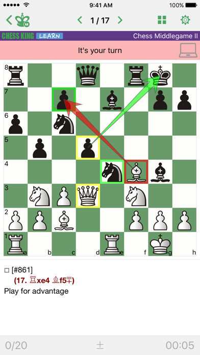 Screenshot #1 pour Chess Middlegame II