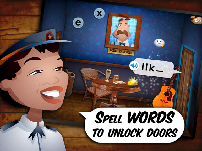 ‎Mystery Word Town Spelling Screenshot