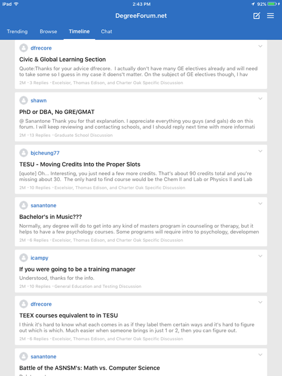 Screenshot #6 pour DegreeForum