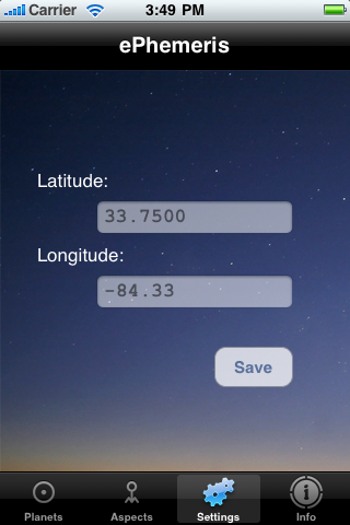 Screenshot #3 pour éphémérides