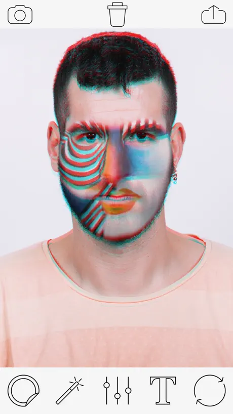 Glitch Photo - Real-Time Mask