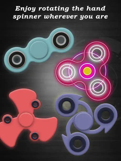 Neon Fidget Spinner Simulator