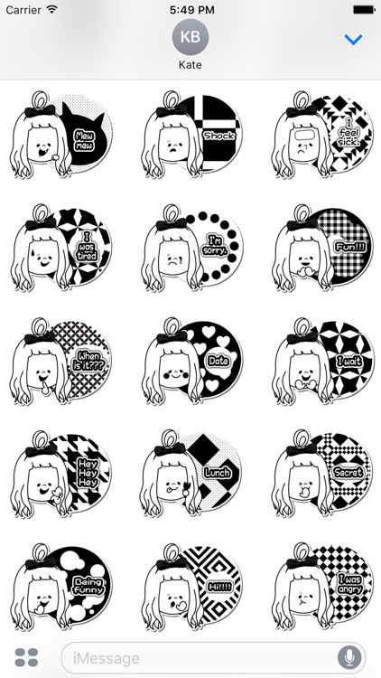 Girl of the monotone