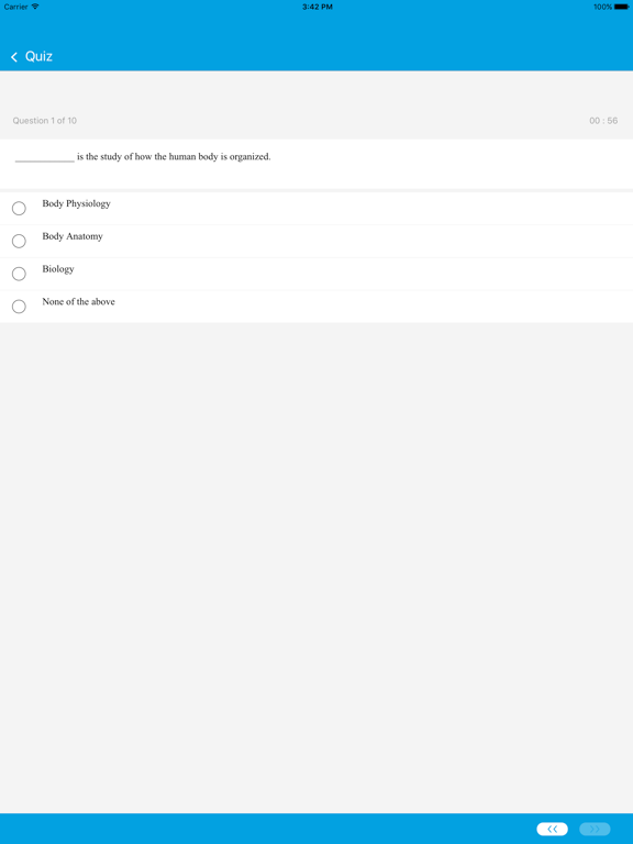 Learn Biology and HBA iPad screenshot 5 - Education app