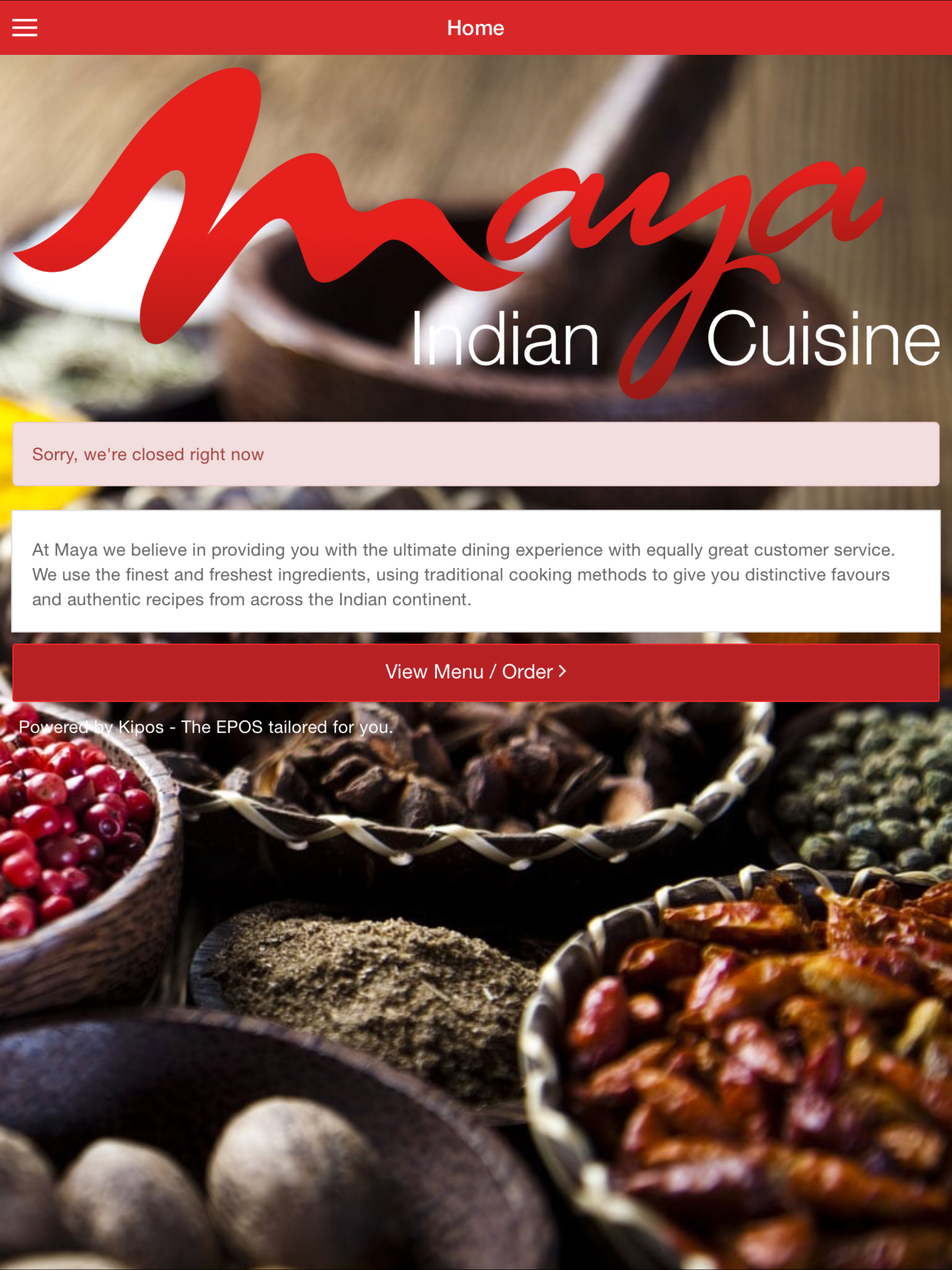 Maya Indian Cuisine