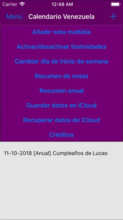 Calendario 2019 Venezuela screenshot-3