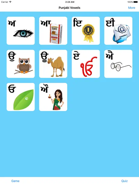 Punjabi Vowels