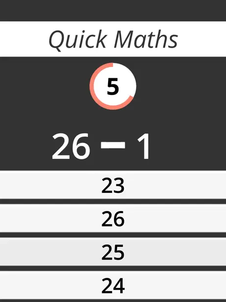 Casual Quick Maths
