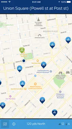 Bay Area Bikes — A One-Tap Ford GoBike App iPhone image 4