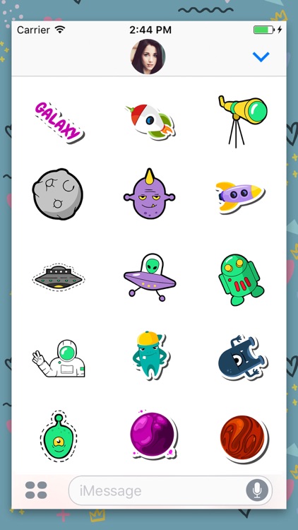 Scifi : Space Animated Sticker