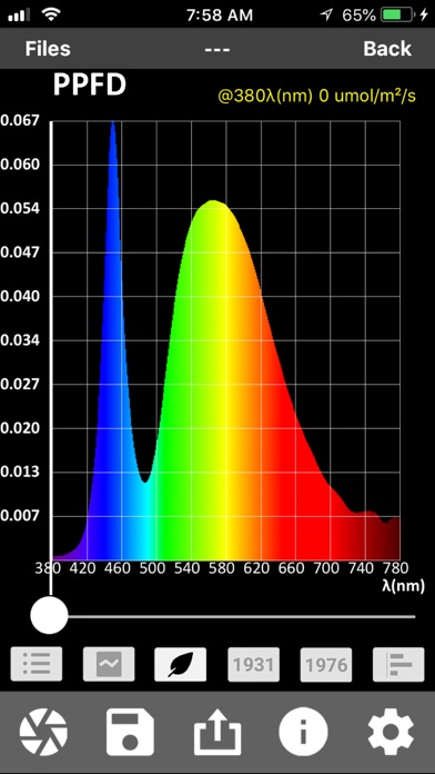 LI-180 Spectrometer screenshot 2