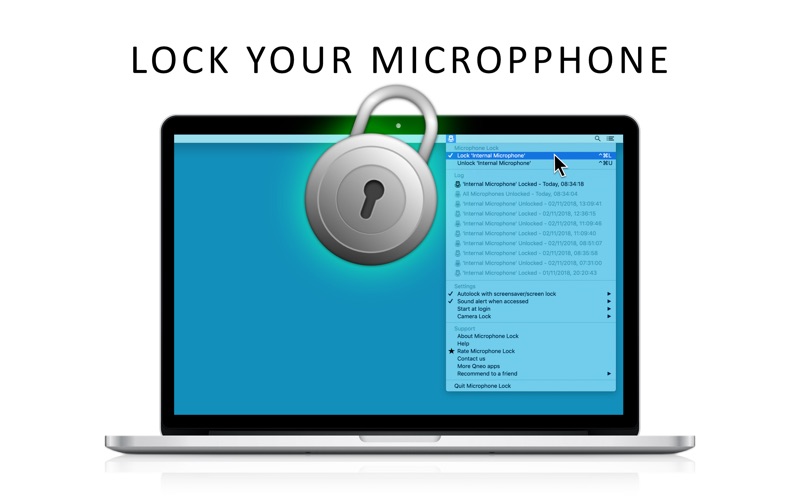 How to cancel & delete microphone lock 2