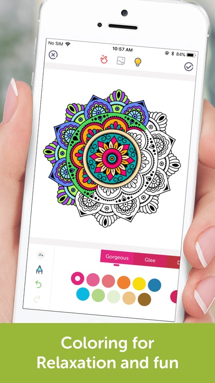 Coloring Book: Mandala, Pixel screenshot-0