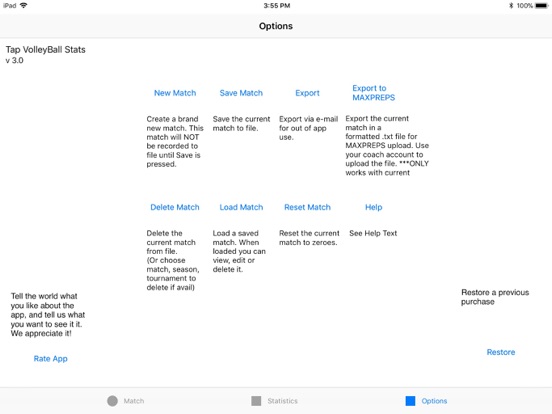 Screenshot #6 pour Tap VolleyBall - Stat tracker